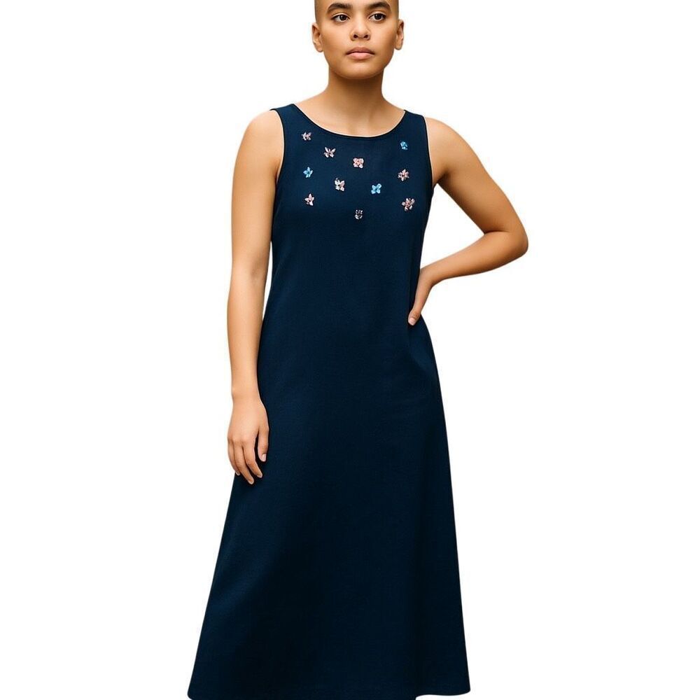 Teddi Embroidered Maxi Dress size L/XL